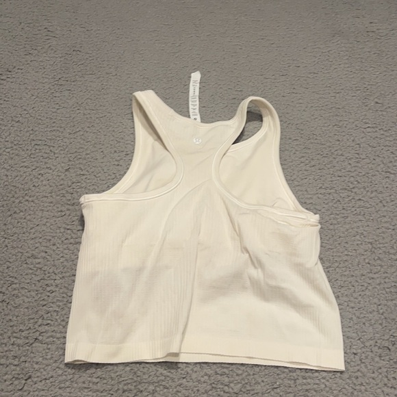 Lululemon Ebb to Street Cropped Racerback Tank Top size 10 - Picture 4 of 6